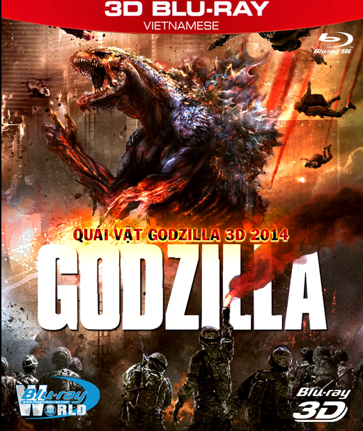 Z101. Godzilla  - QUÁI VẬT GOZILLA 2014 (DTS-HD MA 7.1) 3D 50G